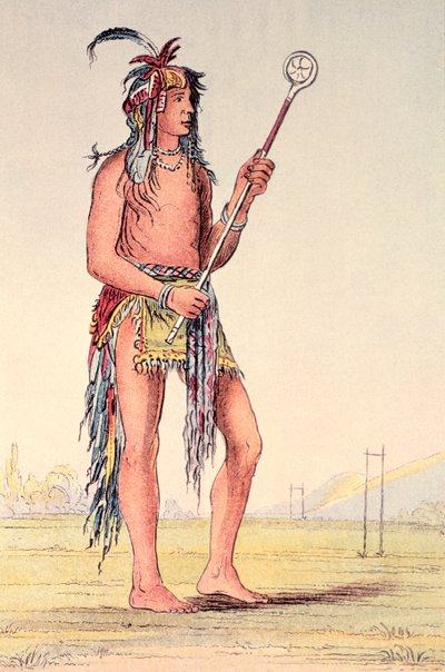 Sioux-boldspiller Ah-No-Je-Nange, 