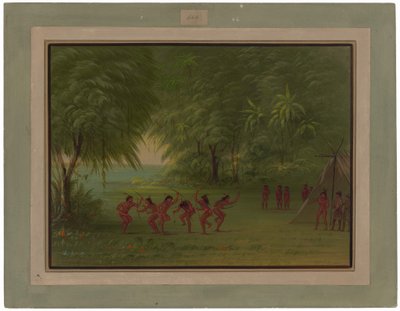 Tapuya-lejr af George Catlin