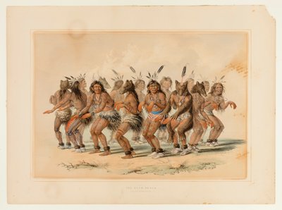 Bjørne-dansen - nr. 18 af George Catlin