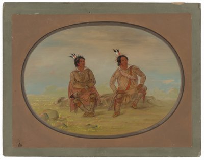 To Choctaw-indianere af George Catlin