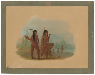 To unge Hyda-mænd af George Catlin