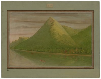 Udsigt over "Geddes telt" af George Catlin