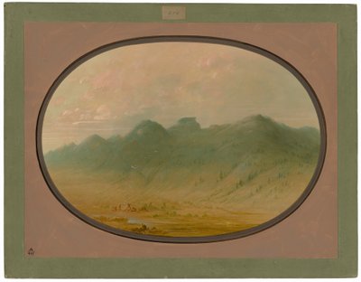 Udsigt over Krystalbjergene, Brasilien af George Catlin