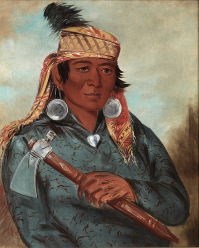 Wáh-pe-say, The White, 1830. af George Catlin