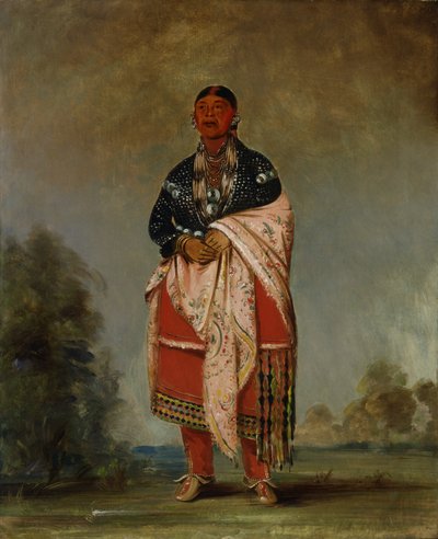 Hustru til Kee-o-kúk, 1835. af George Catlin