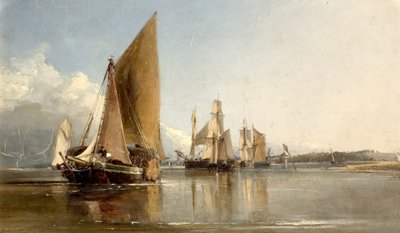 Både på vej ind i Medway af George Chambers
