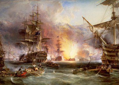 Bombardement af Algier af George Chambers