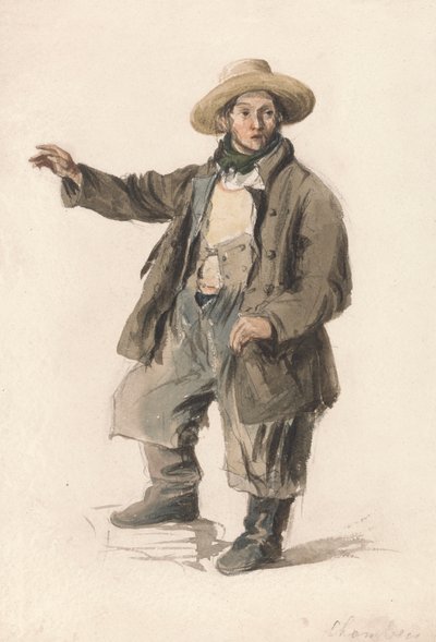 Fish Porter i stråhat af George Chambers