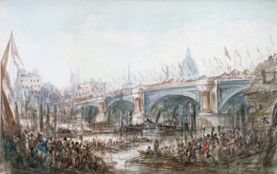 Åbning af Blackfriars Bridge, London, 1869 af George Chambers