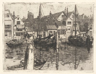 Maas i Dordrecht af George-Charles Aid