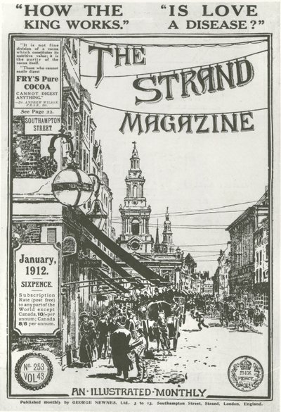 Forsiden af The Strand Magazine, 1912 af George Charles Haite