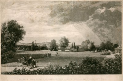 Udsigten bagfra fra Joseph Wilsons bolig, Highbury Hill af George Childs