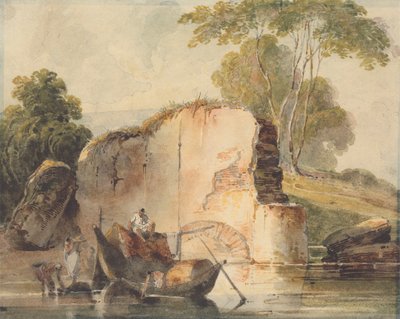 En flodscene af George Chinnery