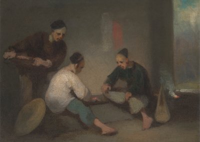 Kinesiske spillere af George Chinnery