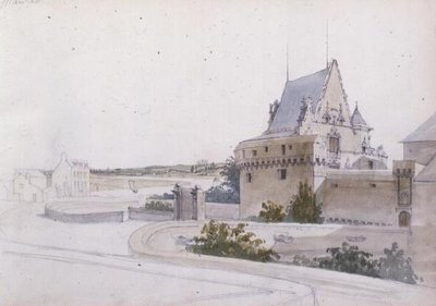 Udsigt over Nantes af George Clarkson Stanfield