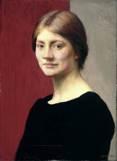 En pige i sort af George Clausen
