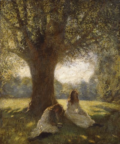 A Shady Spot, ca. 1920 (olie på lærred) af George Clausen