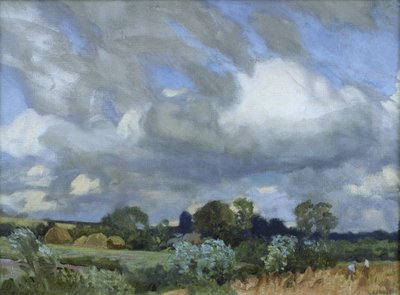 Høslæt af George Clausen