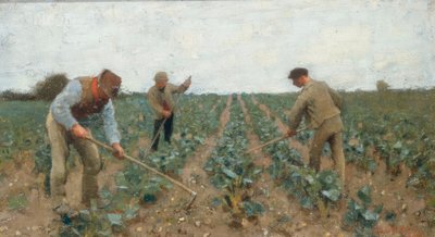 Bearbejdning af landet af George Clausen