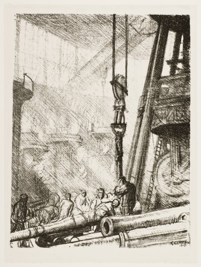 Løft af en slange af George Clausen