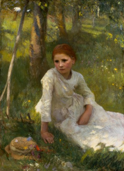 Middag i Hayfield af George Clausen