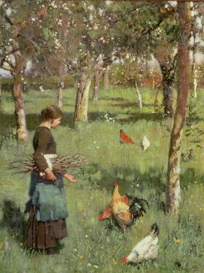 Forårstid af George Clausen