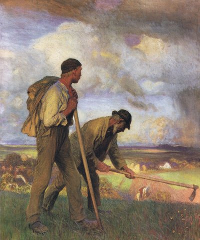 Drengen og manden af George Clausen