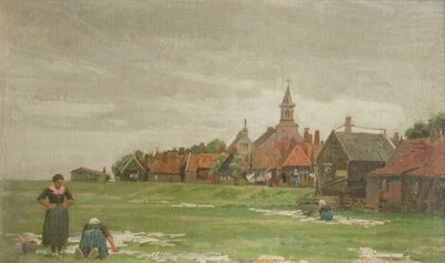Washerwomen, Holland, 1876 (bestyrelse) af George Clausen