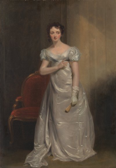 Harriet Smithson som Miss Dorillon i "Wives as They Were, and Maids as They Are" af Elizabeth Inchbald af George Clint