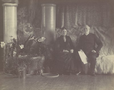 Mr. og Mrs. Charles E. Tiffany i Louis C. Tiffany