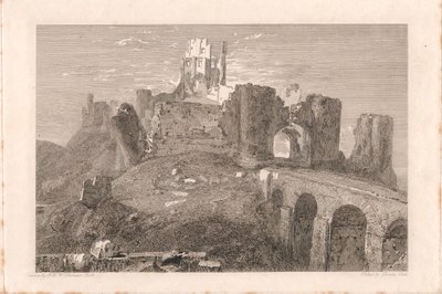 Corfe Castle, Dorsetshire af George Cooke