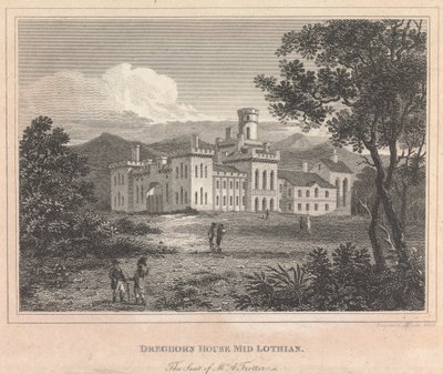 Drechor House Mid Lothian; side 90 (bind 1) af George Cooke