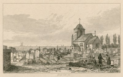 Old St Pancras Church, London af George Cooke