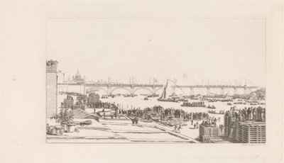 Åbning af Waterloo Bridge af George Cooke