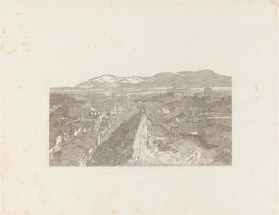 Forum Romanum fra Capitoltårnet af George Cooke