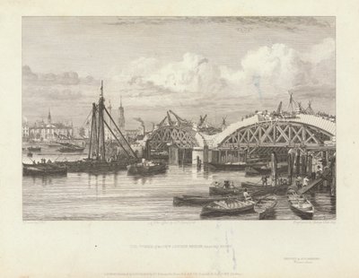 The Works of the New London Bridge af George Cooke