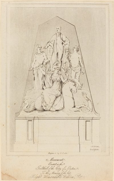 Monument til William Pitt af George Cooke after James George Bubb