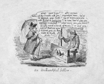 En utaknemmelig kammerat, 1829 af George Cruikshank