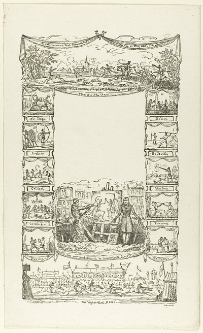 Anekdoter: Kant til en titelside af George Cruikshank