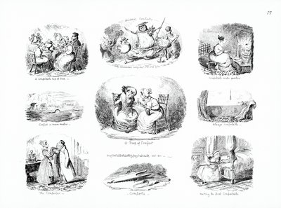 Komfort (gravering) af George Cruikshank