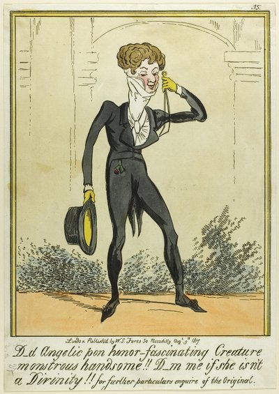 D_d Angelic pon honor-Fascinerende væsen Monstrøs smuk!!! af George Cruikshank