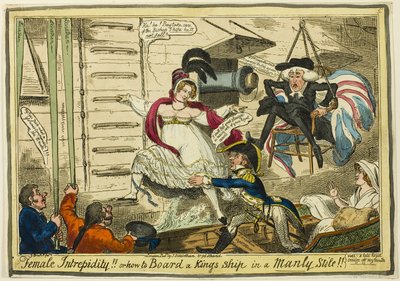 Kvindelig uforfærdethed af George Cruikshank