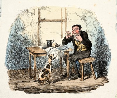 Hope (håndkoloreret gravering) af George Cruikshank