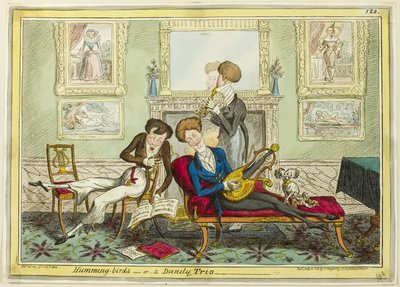 Humming Birds, eller en dandy trio af George Cruikshank