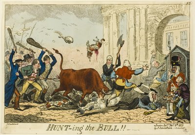 På jagt efter tyren! af George Cruikshank