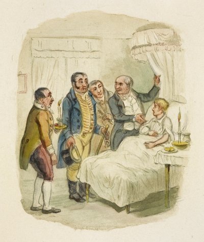 Illustration til "Oliver Twist" af George Cruikshank