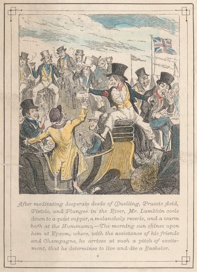 Illustrationer fra Mr. Lambkin, plade 8 af George Cruikshank