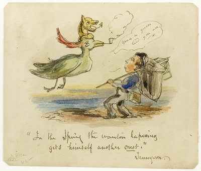Om foråret får den vilde vipstjert en ny krans af George Cruikshank