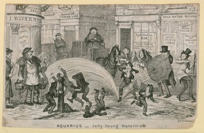 Jolly unge vandmænd af George Cruikshank
