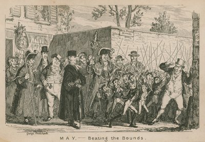 maj - Beating the Bounds af George Cruikshank